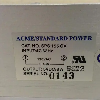 USED ACME STANDARD POWER SPS-155 OV