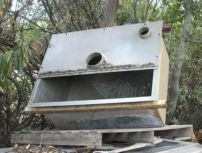 Hopper, 20 CF, S/st, 42" x 30" x 20", #S740134