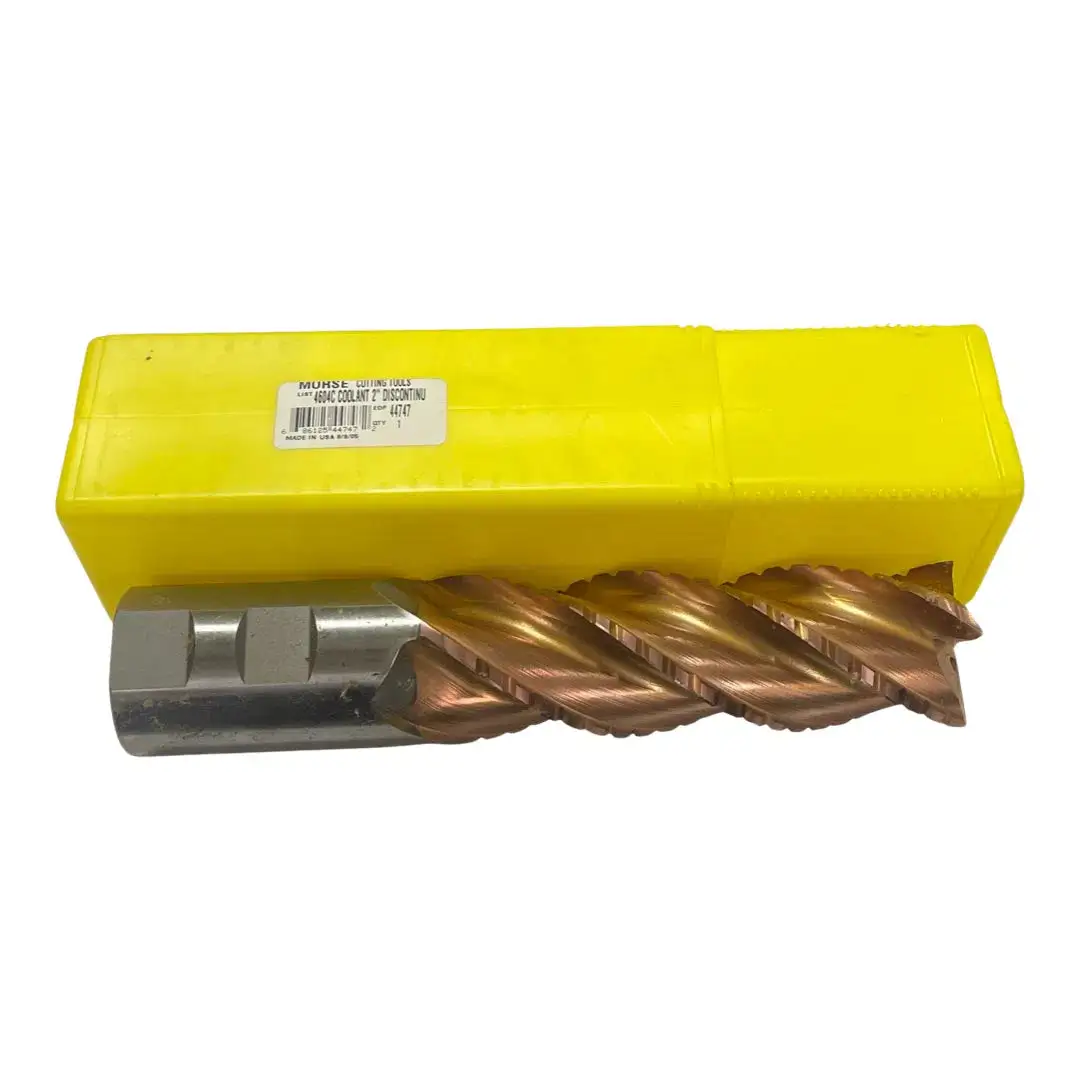 Morse 2" x 2" x 6" x 9-3/4 Cobalt Roughing End Mill 4FL TiCN Coating