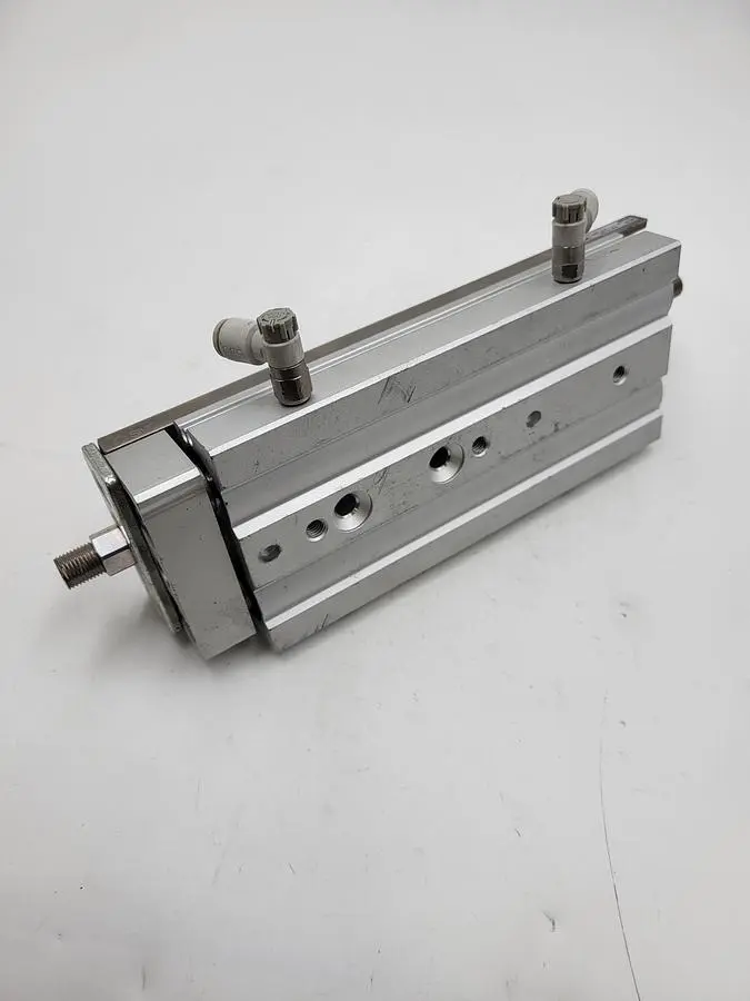 Used SMC SMC MXQ20A-75Z CYL, HIGH PRECISION, GUIDE, MXQ GUIDED CYLINDER Pneumatic Cylinders | ND Industrial Surplus #1215856