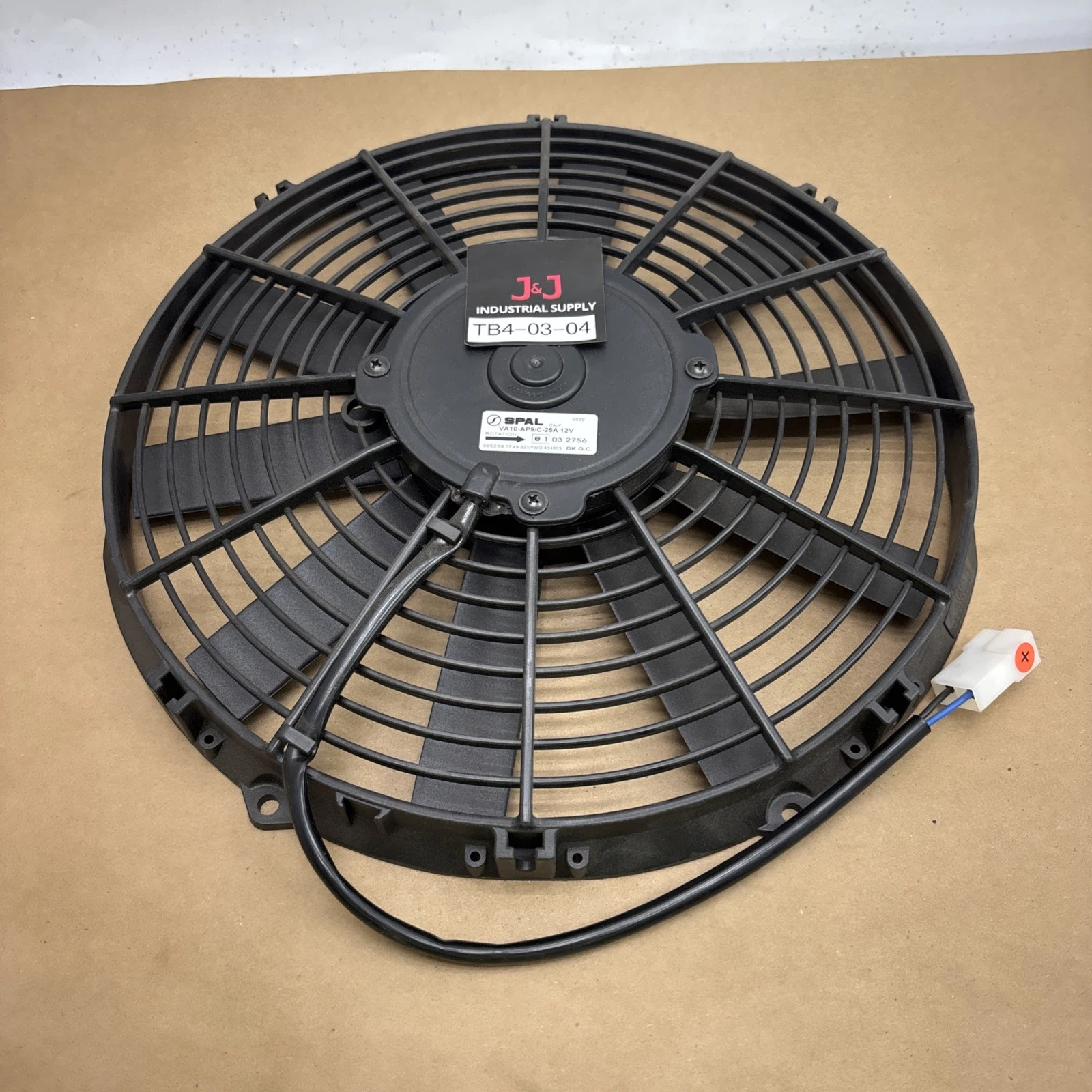 New | in-Stock Spal VA10-AP9/C-25A HVAC Parts and Equipment Indiana US | J&J Industrial Supply #1309847