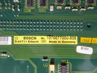 Bosch 1070077000-506 Power Supply Unit Control Board D-64711 Used