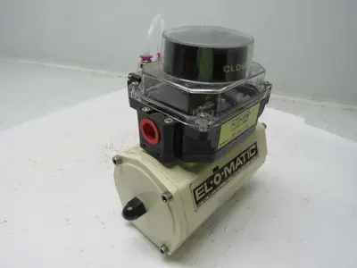 El-O-Matic ED 100/A Double Acting Pneumatic Valve Actuator W/ Actaire Controller