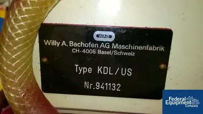 USED Dyno-Mill WAB Dyno-Mill, Type KDL, S/S