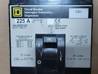 USED SQUARE D KAL362251027