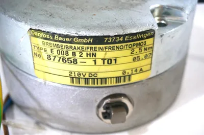 DANFOSS TYPE E-008-B-2-HN # 877658-1T01 BRAKE E008B2HN
