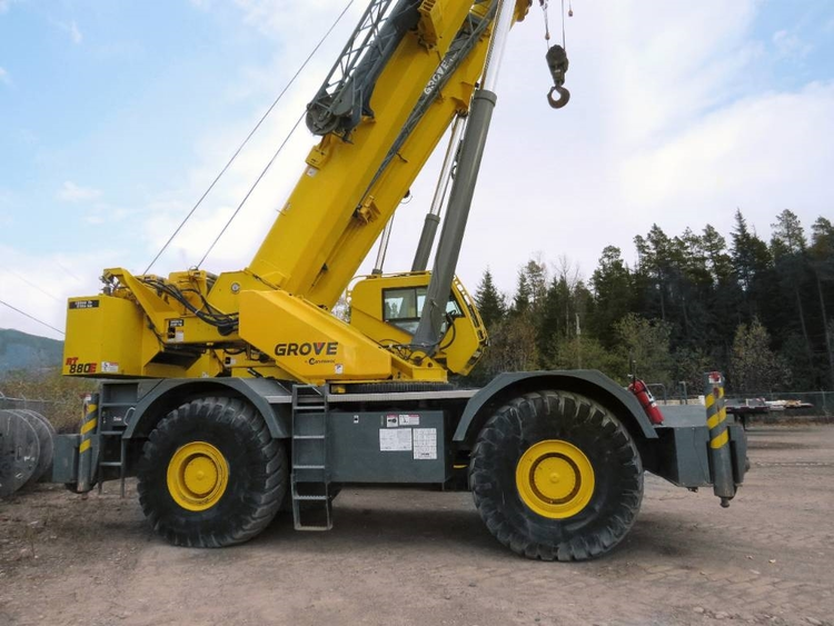 Used 2012 GROVE RT 880 E Rough Terrain Cranes Connecticut US | Quality Cranes & Equipment #1485662