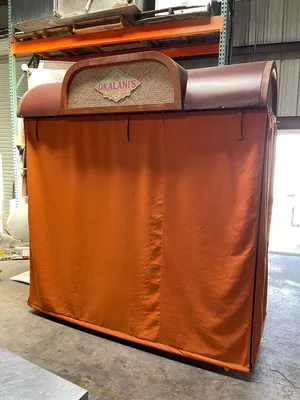 75-0365 Shaved Ice Self Contained Mobile Kiosk Freezer Stand