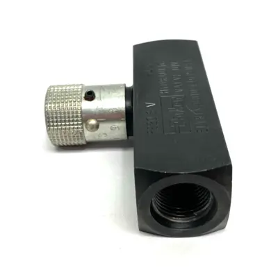 New | in-Stock Parker Colorflow In-line Flow Control Valve, Hydraulic 5000psi Pump & Valve Parts Michigan US | Maverick Industrial Sales #1402120