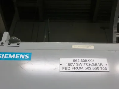 Siemens WL Switchgear, 480V, 7-Section, 4000/1600A Breakers