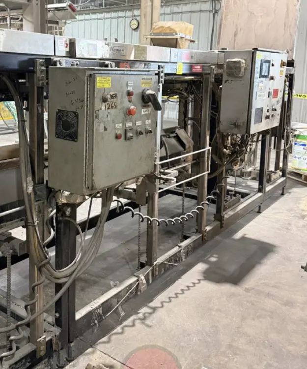 Used HAMER MODEL 2080 FORM FILL SEAL BAGGING LINE Baggers North Carolina US | CAROLINA MACHINERY SALES #662804