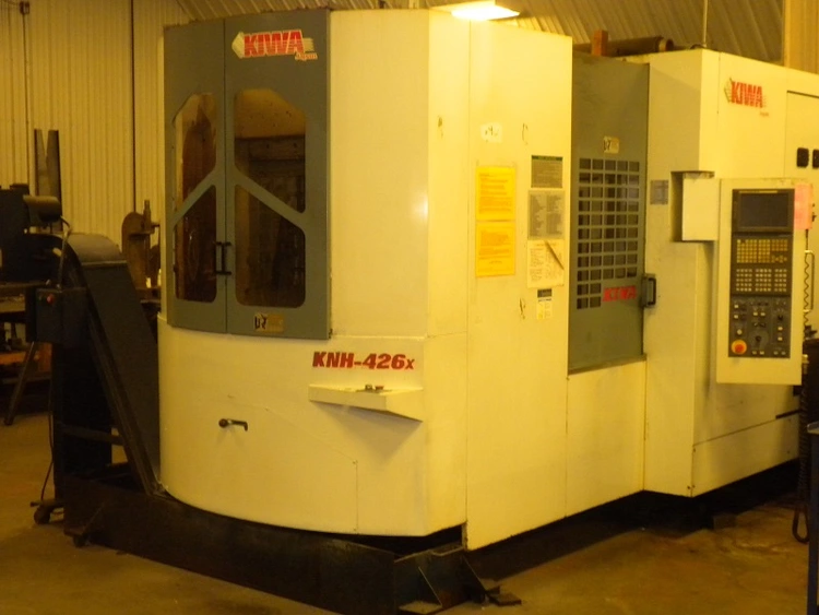Used 2005 KIWA KNH-426X Horizontal Machining Centers Vermont US | Two Spade Machinery LLC #506713