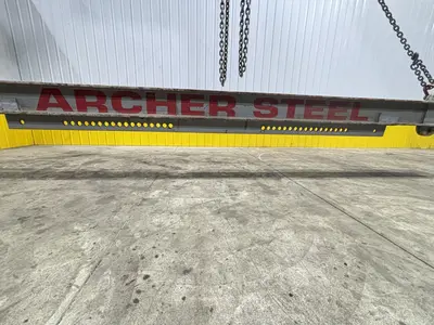 25 TON X 22’ LONG ARCHER STEEL SPREADER BAR / LIFTING BEAM: STOCK #22978