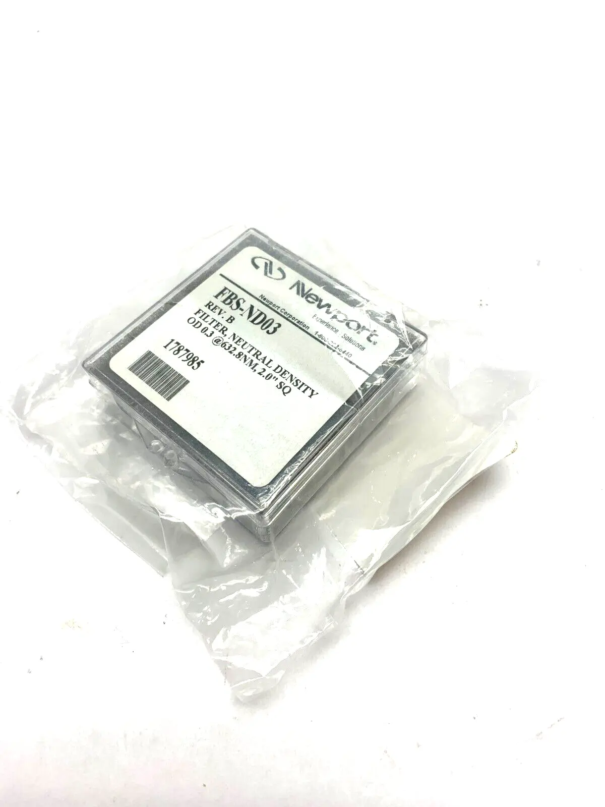 Newport FBS-ND03 Rev. B Neutral Density Filter OD 0.3 @632.8NM 2.0" SQ - New