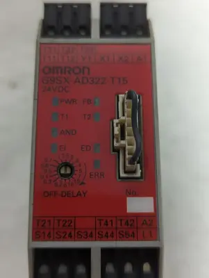 Used OMRON G9SX-AD322-T15-RT Miscellaneous Equipment (Electrical & Power) Ohio US | Surplus Asset Holdings #1445195