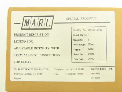 New | in-Stock MARL _UNKNOWN_ Misc Electrical & Power Parts Indiana US | Arrow Industrial #715717