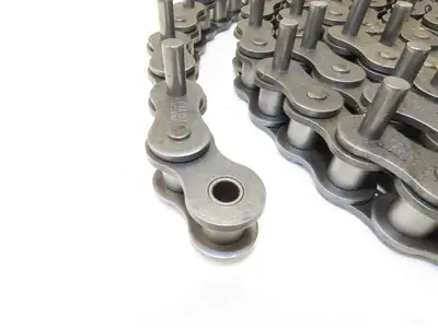Tsubaki RS100 Riveted Roller Chain w/D-1 Attachment 18' Length