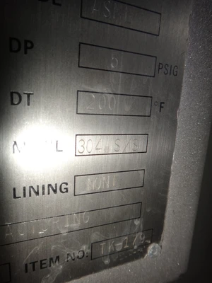 664 Gallon 304 Stainless Verticial Tanks