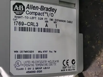 Used ALLEN BRADLEY 1769CRL3 Bus Bars & Plugs Ohio US | HGR 24 #801943