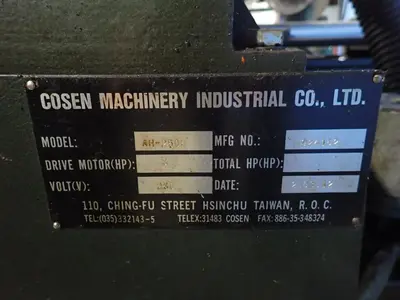 USED 2003 COSEN INDUSTRIES AH250H