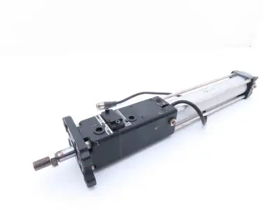 SMC CE2F40-210 Pneumatic Cylinder Scale 40mm Bore 210mm Stroke With Lock 145 PSI