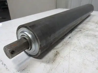 Heavy Duty Conveyor Gravity Roller 27"BFx3-1/2"Dia. Steel 1-1/16" Hex W/Shaft