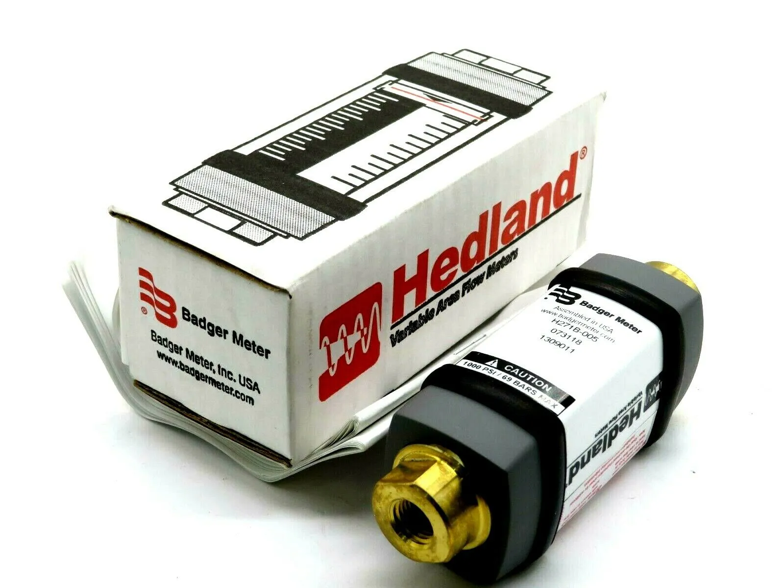 NEW HEDLAND H271B-005 FLOW METER 1/4" H271B005