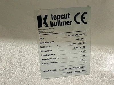 2012 topcut bullmer premiumcut CV Fabric Cutter | Charter Auctions (30)