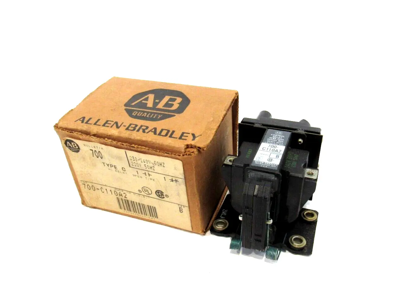 NEW ALLEN BRADLEY 700-C110A2 CONTROL RELAY SER.B 700C110A2