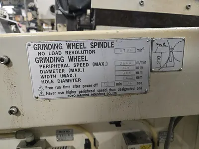 Koyo C4525D Finish Outer Diameter Grinding Machine; 3600m/Minute, Max Diameter 405mm, Max Width