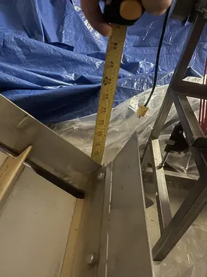 5.5ft High Cleated Incline Conveyor