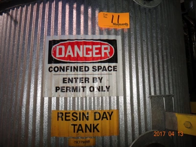 Knight Fabricators 1,000 Gallon Stainless Steel Resin Tank, 304L