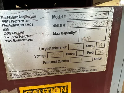 2009 FLAGLER 35-300 Duct Machinery | THREE RIVERS MACHINERY (3)