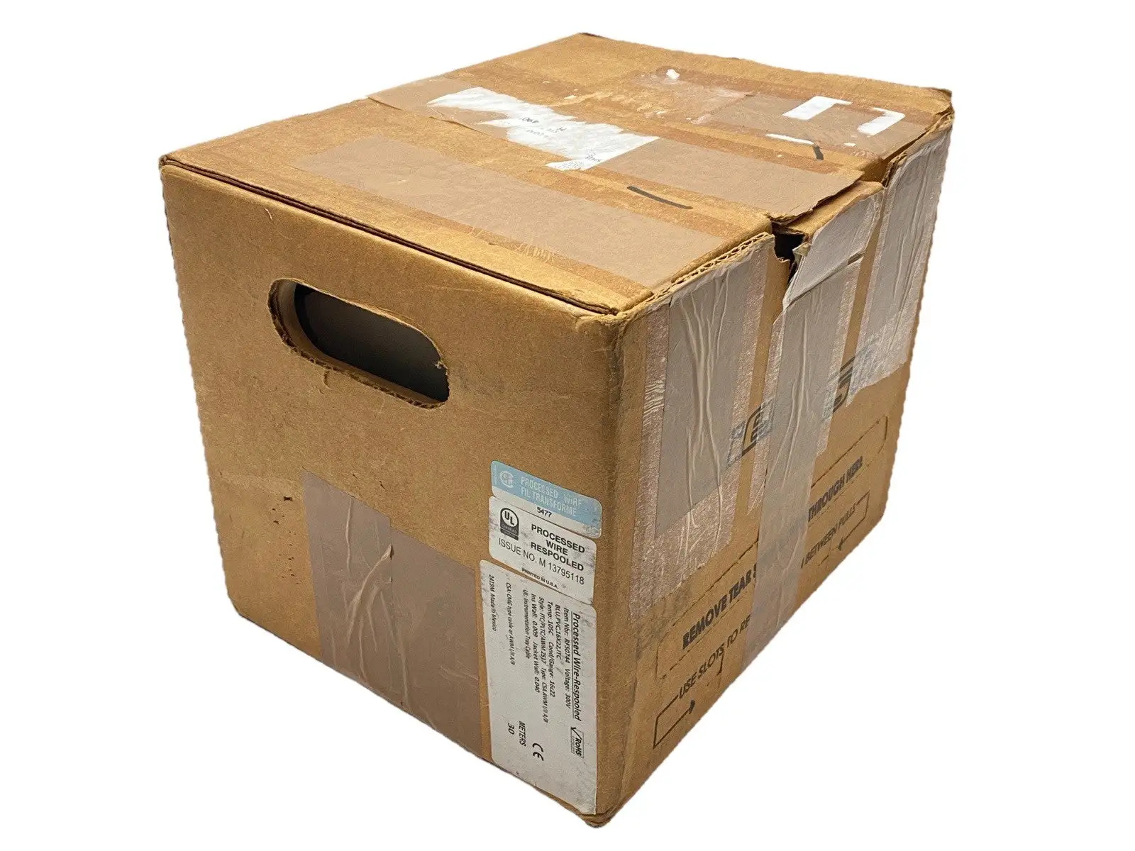 BLU,PVC,16X22,ITC | Turck  Instrumentation Tray Cable 16X22AWG 30m Spool RF50744 - New