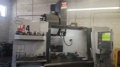 2013 HAAS VF-4 MACHINING CENTERS, VERT., N/C & CNC | Wheeler Machinery Sales (1)