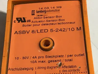 USED LUMBERG ASBV8/LED 5-242/10M