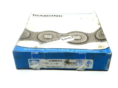 NEW DIAMOND X-5550-010 50-2 RIV 10FT CHAIN X5550010