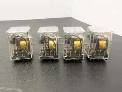 Potter & Brumfield KU-4489 Pilot Cube Relay 24V Coil 3A 150VDC Lot of 4
