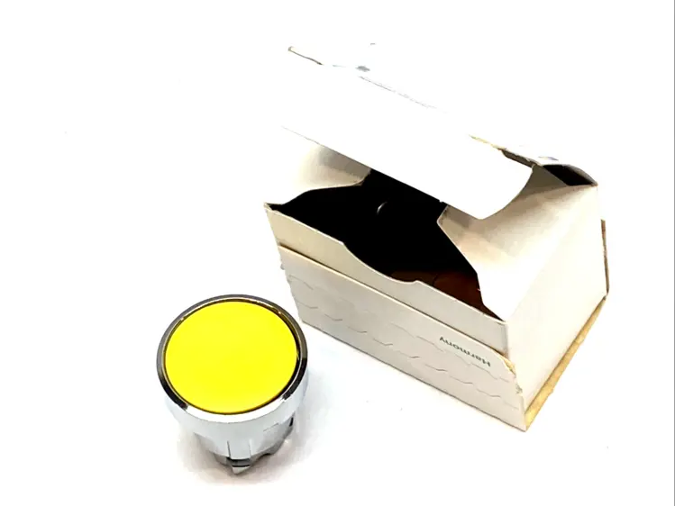 New | in-Stock Schneider Electric Harmony XB4 22mm Pushbutton, Metal, Yellow, Flush Relays & Switches Michigan US | Maverick Industrial Sales #1398492
