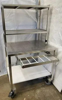 Stainless Steel Retractable Prep Station