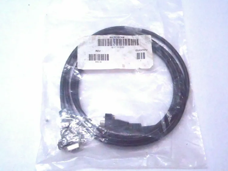 New | in-Stock MICROSCAN CABLE, COMMUNICATION, DB-9 SOCKET TO DB-9 SOCKET, Cable & Wire | Maverick Industrial Sales #1107655