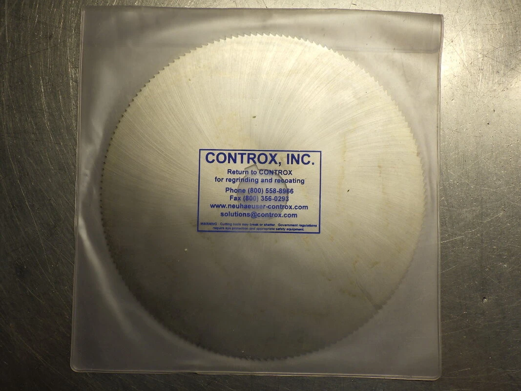 Controx 8" x 5/64" HSSCo Slot Saw 1.25" Arbor 160 Teeth 241689 (LOC3432)
