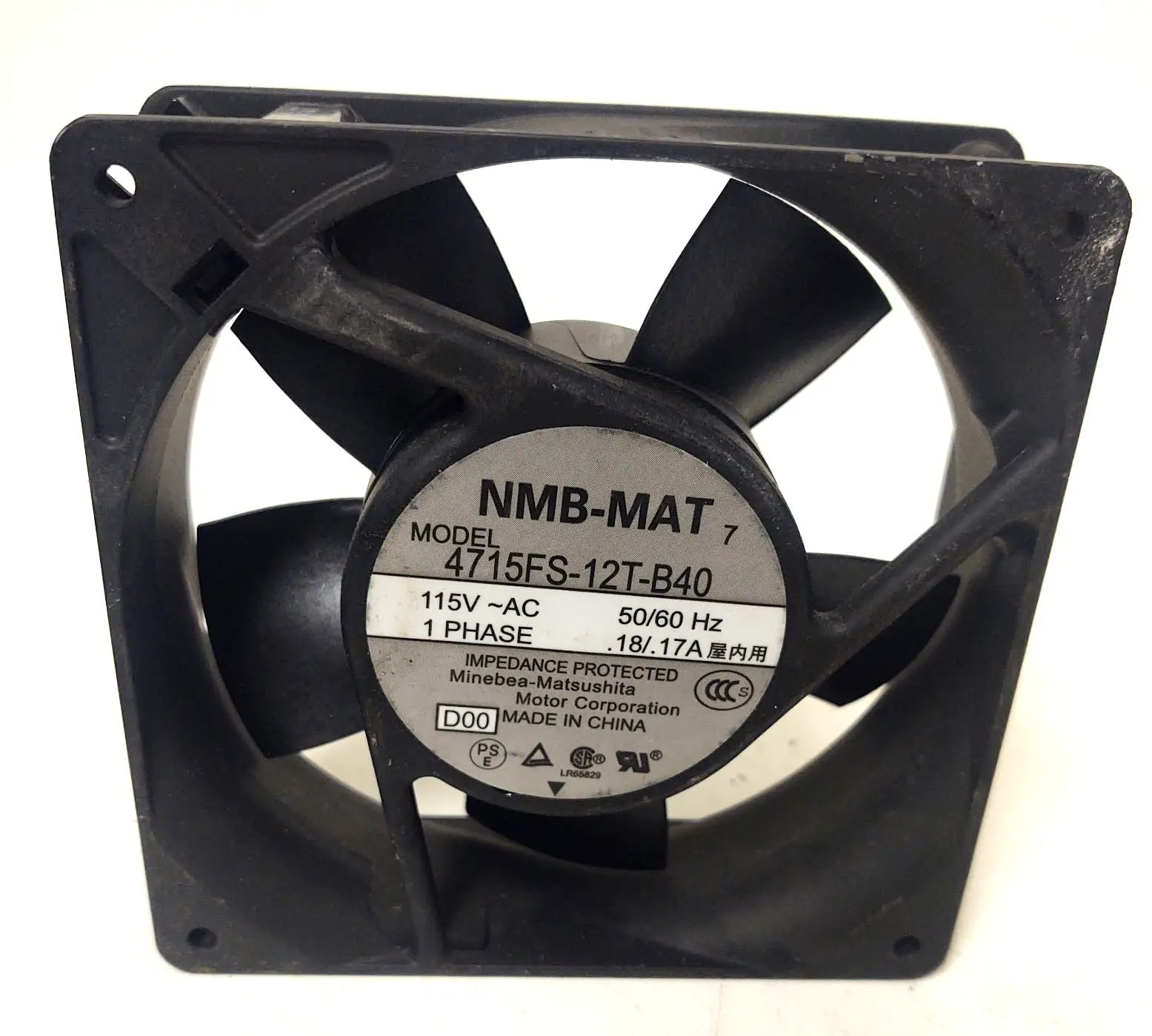 USED NMB-MAT 4715FS-12T-B40