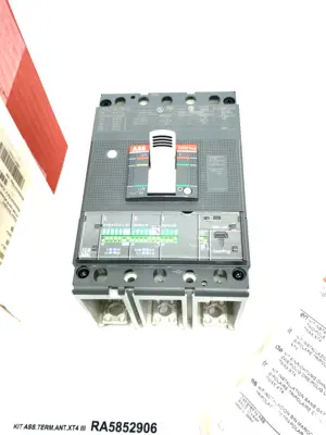 USED ABB SACE TMAX CIRCUIT BREAKER XT4N 250 EKIPLS/I IN=250A3PFFUL/CSA