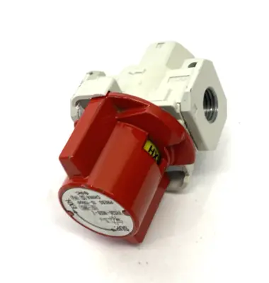 Used SMC Single Action Relief Lockout Valve, Hand Operated, 1/4" NPT Pump & Valve Parts Michigan US | Maverick Industrial Sales #1397581