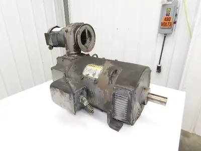 Baldor D5030P DC Motor 30Hp 1750/2300 RPM 150/300FV 500 Arm Volts 288AT Frame