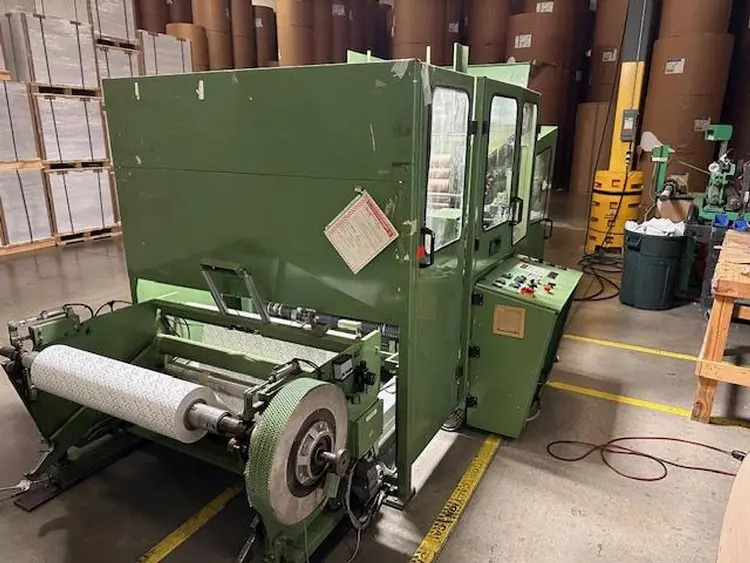 Used 40" MOLLER TRW1000 COUNTER ROLL MACHINE _UNKNOWN_ Winders & Rewinders (Paper) Illinois US | Paper Converting Equipment #395904