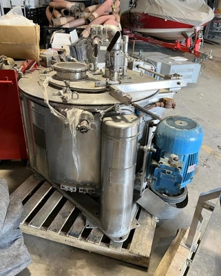 Andritz/Ketema 30 x 18 perforate basket centrifuge, Hastelloy.