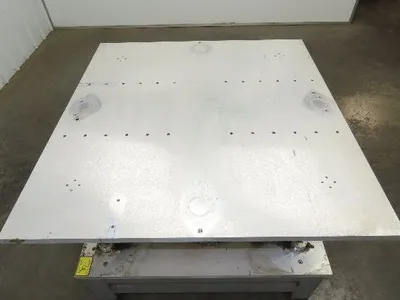 1" Aluminum Top  Steel Base Work Bench Table 43"x45" x 18-30"Adjustable Height