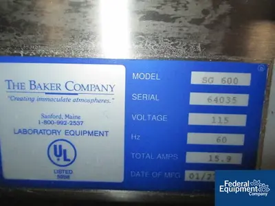 USED STERIS 77" Steril Guard Bio Safety Hood, model SG 600